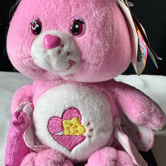 Care Bears Other - Care Bears Baby Hugs Bear Plush NWT Collector’s Edition Pink w Blanket